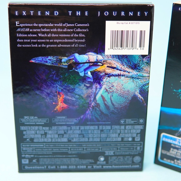 New BLU-RAY AVATAR EXTENDED COLLECTOR'S EDITION, 2010 Release, 3-Disc Set - Picture 8 of 11